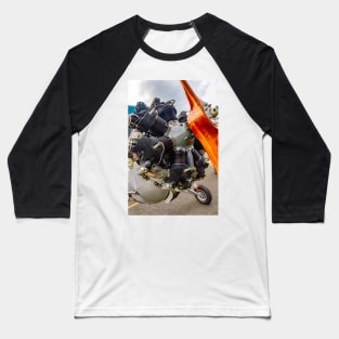 Radial Engine Plane Baseball T-Shirt